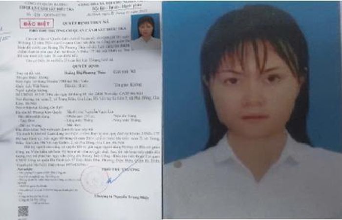 Truy nã đặc biệt đối tượng Hoàng Thị Phương Thảo